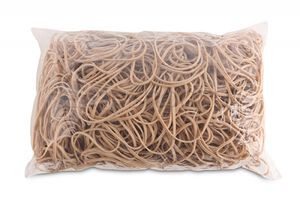 Office Products Gumki recepturki średnica 80mm, 1,5x3mm, 60% kauczuku, 1000g, zgrzewka, naturalne