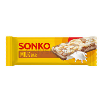 SONKO Baton kukurydziano-ryżowy o smaku mlecznym 11g