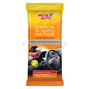 Moje Auto Nasączone Ściereczki Do Kokpitu Matowe 24Szt 