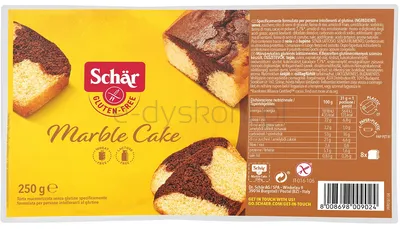 Schar Marmorkuchen- ciasto kakaowe BEZGL. 250 g