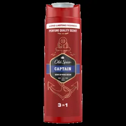 Old Spice Męski Płyn Do Kąpieli Żel Pod Prysznic I Szampon 3 W 1 Captain 400Ml