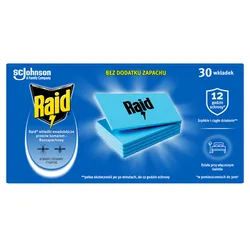 Raid® przeciw komarom - wkładki owadobójcze do elektrofumigatora - Bezzapachowe 2,22g