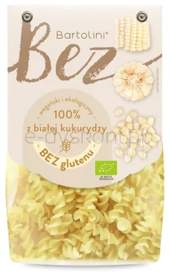 Makaron Z Białej Kukurydzy Świderek (Fusilli) Bezgl. Bio 250G