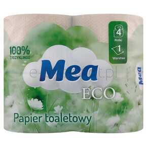 Papier Toaletowy Szary Mea Eco 1W 4R Sz/B