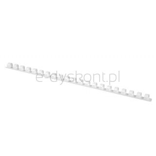 Office Products Grzbiety do bindowania A4, 12mm (95 kartek), 100 szt., białe