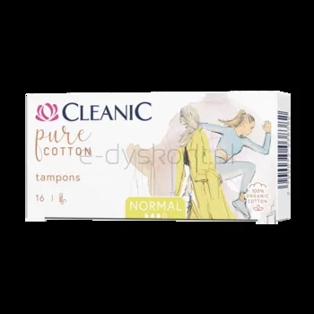 Cleanic Pure Cotton Tampony Normal 16 Szt. (100% Bawełna Organiczna)