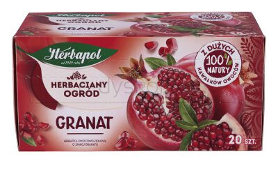 Herbapol Herbata Herbaciany Ogród, 20 torebek, granat