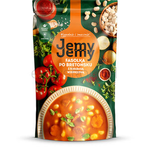 JemyJemy Fasolka po bretońsku z kiełbasą wieprzową 400g