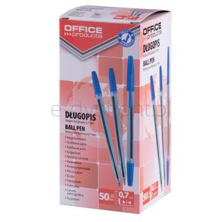 Office Products Długopis, 1,0mm, niebieski [BIURO]