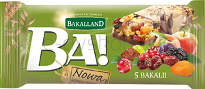 Bakalland Ba! Baton Zbożowy 5 Bakalii 40G 