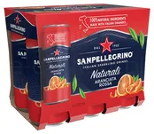 Napój Aranciata Rossa SANPELLEGRINO, delikatny gaz, puszka, 0,33l, kaucja - 2