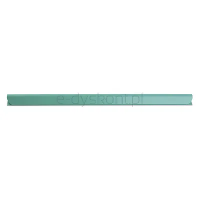 Listwa zaciskająca Donau, PVC, A4, 8mm, do 80 kartek, zielona