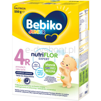 Bebiko Junior 4R Odżywcza formuła na bazie mleka dla małych dzieci powyżej 2. roku życia 550 g