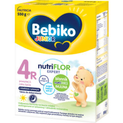 Bebiko Junior 4R Odżywcza formuła na bazie mleka dla małych dzieci powyżej 2. roku życia 550 g
