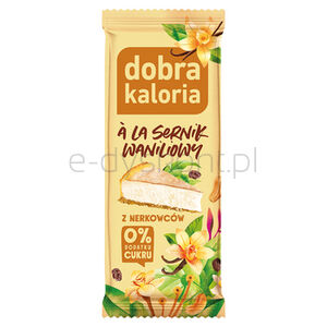 Dobra Kaloria Baton z nerkowców ala sernik waniliowy 35 g