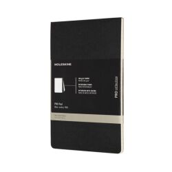 Moleskine Notes reporterski PRO PAD L (13x21 cm), 96 stron, czarny