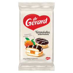 Dr Gerard Kremówka Dekorowana Morelowa 330G