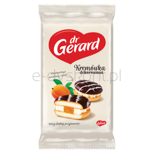 Dr Gerard Kremówka Dekorowana Morelowa 330G