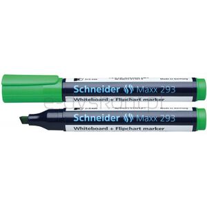 Schneider Marker do tablic Maxx 293, ścięty, 2-5mm, zielony