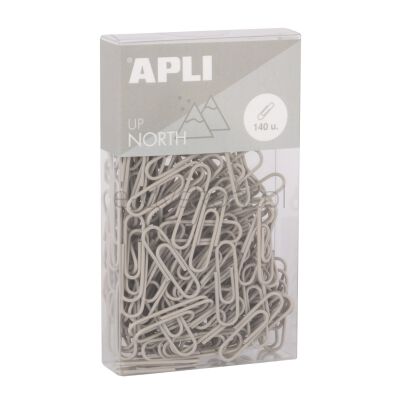 Apli Spinacze Okrągłe Up North 28Mm Szary 140Szt