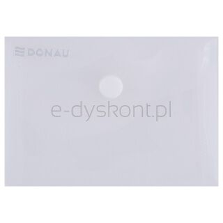 Donau Teczka kopertowa zatrzask, PP, A7, 180mikr., transparentna [BIURO]