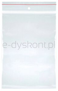 Torebka strunowa OFFICE PRODUCTS, LDPE, 160x160mm, 100szt., transparentna