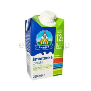 Łowicz Śmietanka UHT 12% 250ml 