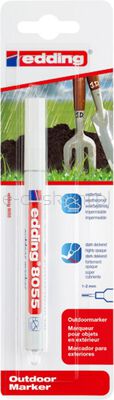 Edding Marker odporny na warunki atmosferyczne e-8055 1-2 mm, blister, biały