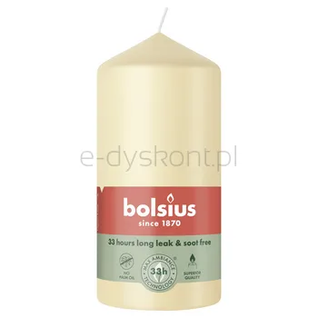 Świeca pieńkowa 120/58 Essentials Owsiany beż