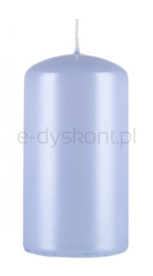 Donau HOME Świeca słupek Standard Lakier, 60x115mm, błękit perła