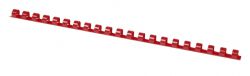 Office Products Grzbiety Do Bindowania  A4 6mm (25 kartek), 100 szt., plastik, czerwone