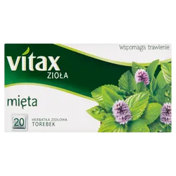 Vitax Herbata Zioła Mięta 20 Torebek X 1,5G