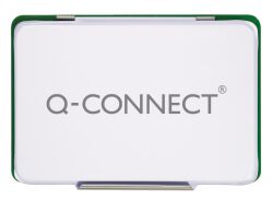 Q-Connect Poduszka Do Stempli Z Tuszem, 110X70Mm, Metalowa, Zielona