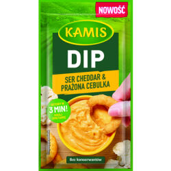 Kamis Dip ser cheddar & prażona cebulka 20 g