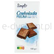 Simpl Czekolada Mleczna Z Nadzieniem Truskawkowym 100g