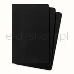 Zestaw 3 Zeszytów MOLESKINE Cahier Journals L (13x21cm) w kropki, 80 stron, czarny - 2