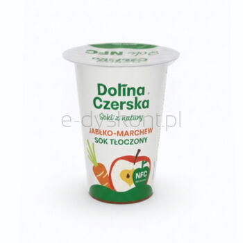 Sok NFC jabłkowo marchwiowy 100% Dolina Czerska Kubeczek 200ml