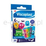 Viscoplast Plastry Dziecięce Monsters, 2 Rozmiary, 20 Szt., Pudełko - 3