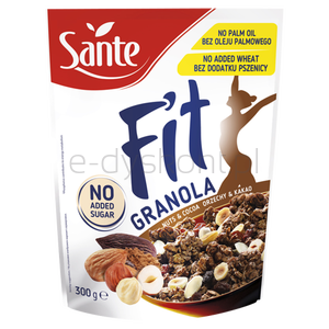 Sante Fit Granola Orzechy Kakao Bez Dodatku Cukru 300G