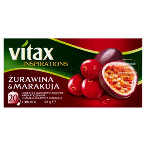 Vitax Herbata Inspiracje ŻurawinaMarakuja 20S