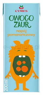 Victoria Cymes Napój pomarańczowy 200 ml. Pasteryzowany
