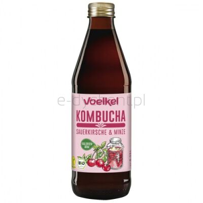 Voelkel Kombucha Wiśnia-Mięta Bio 330 Ml