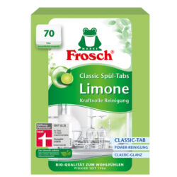 Frosch Tabletki Do Zmywarek Limonkowe Classic - 70 szt.