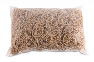 Office Products Gumki recepturki średnica 40mm, 1,5x1,5mm, 60% kauczuku, 1000g, zgrzewka, naturalne