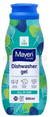 Mayeri Żel do zmywarek hipoalergiczny (35 myć) 600 ml