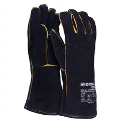 Rękawice spawalnicze DONAU SAFETY DS-WELMIG, MIG, skóra bydlęca, rozm. 10/XL, czarne