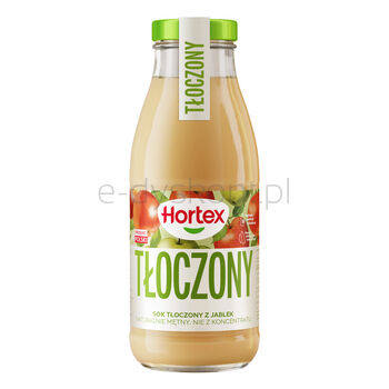 Hortex Sok tłoczony z jabłek, naturalnie mętny, nie z koncentratu butelka szklanka 250ml