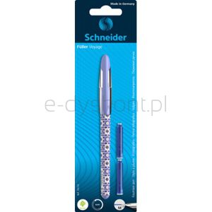 Schneider Pióro wieczne Voyage M + 2 naboje, blister, mix kolorów