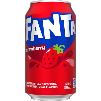 Fanta Napój gazowany o smaku truskawki 355 ml