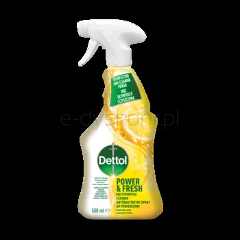 Dettol Wielofunkcyjny Spray Do Powierzchni PowerFresh Limonka I Cytryna 500Ml